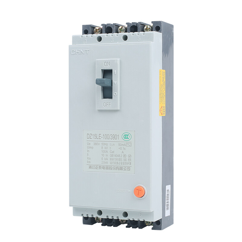 正泰DZ15LE-100/4901塑殼漏電斷路器詳解 可靠的三相四線電路保護衛(wèi)士